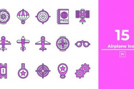 Airplane Icon Premiere Pro 50406698