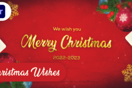 Merry Christmas Wishes || Christmas Titles MOGRT 42551640