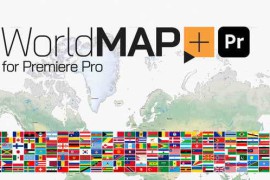 Free Download:World Map Plus for Premiere Pro 57318427