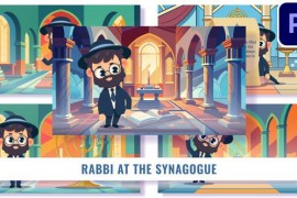 5 Concepts Flat Character Rabbi MOGRTs For Premiere Pro 52590898
