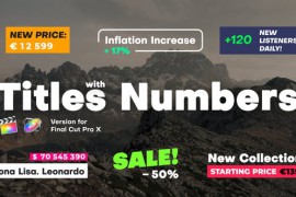 Titles with Numbers | FCPX 52591301