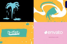 Liquid Cartoon Logo for Premiere Pro 51337795
