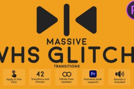 Massive VHS Glitch Transitions 47417136