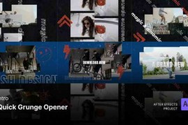 Intro/Opening - Quick Grunge Opener After Effects Project Files 56225869