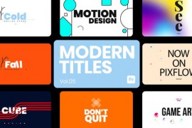 Modern Titles 05 for Premiere Pro 45087084