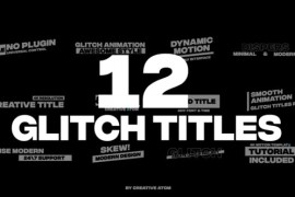 Glitch Titles v3 | AE 43651017