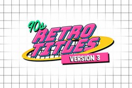 Free Download:90s Retro Titles V3 58817788