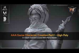 FlippedNormals – AAA Game Character Creation Tutorial Part1 – High Poly