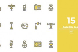 Satellite Icon After Effects 50093641