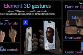 Real Hand Gestures for Element 3D 40637428