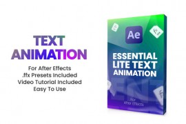 Text Animation Presets for After Effects 38574639