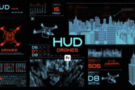HUD Drones for Premiere Pro 44701325