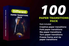 100 Paper Transitions Pack | MOGRT 56489875