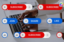 Youtube Subscribe Button Mode for FCPX 48052687