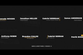 Simple Lower Thirds | FCP 50692771
