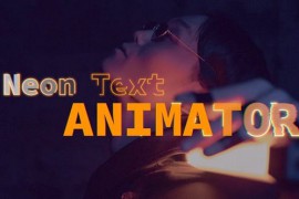 Neon Hand Draw Text Animator 43255369