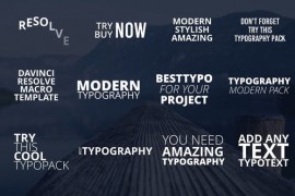 Modern Typo Pack 32773343
