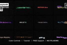Glitch Titles Animation 44637041