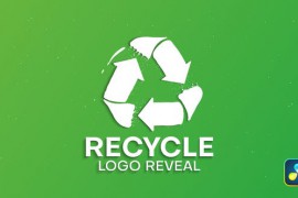 Recycle Ecology Green Logo Reveal 43760347