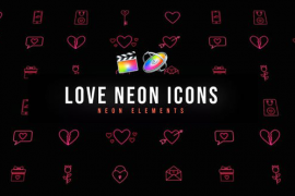 Love Neon Icons 47387045