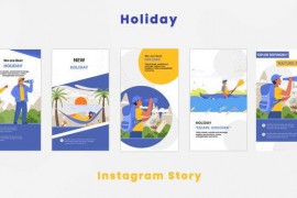 Holiday Illustration Instagram Story 44419920