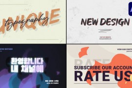 Typography Slides for After Effects 47515122