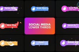 Social Media Lower Thirds | DaVinci Resolve 51407199