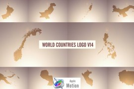 World Countries Logo & Titles V14 - Apple Motion 43859760
