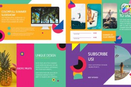 Colorful Shapes Slideshow for FCPX 46211705