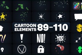 Cartoon Elements for FCPX 48673047