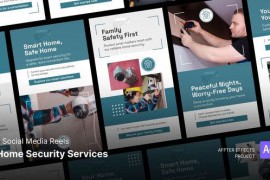 Social Media Reels - Home Security Services After Effects Template 48671034