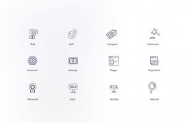 Auction - Outline Icons 46779898