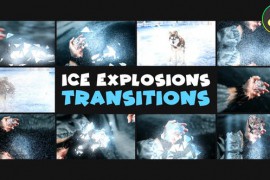 Ice Explosions Transitions | DaVinci Resolve 49576518