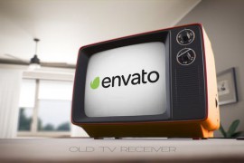 Old TV Receiver 25911432
