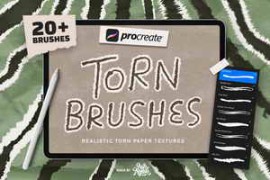 Procreate Torn Brushes 13822275