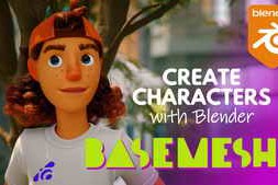 CGCookie – Basemesh | Create Stylized Characters Quickly With Blender