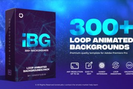 iBG | 300+ Loop Backgrounds for Premiere Pro 35904445