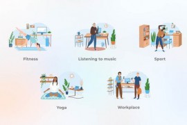 Sports and recreation - Flat concepts 44183742