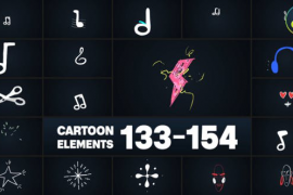Cartoon Elements for DaVinci Resolve 48475347