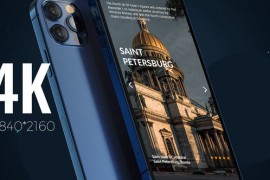 Phone 12 Pro App Presentation Mockup 4K 31704542