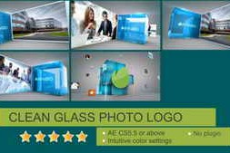 Free Download:Clean Glass Photo Logo 15474745