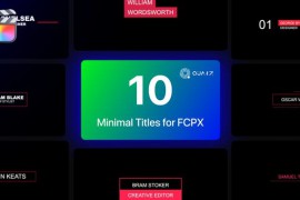 Minimal Titles for Final Cut Pro X Vol. 01 44977275