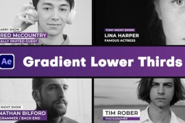 Simple Gradient Lower Thirds 47964022