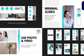 Minimal Promo Slideshow | Premiere Pro MOGRT 44221321