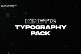 Kinetic Typography Titles \ AE 47447934