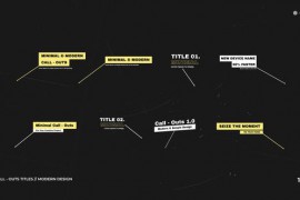 Minimal Call - Outs | After Effects 47393700