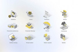 Finances - Isometric Icons 49871060