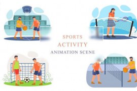 Ground Sports Concept Animation Scene 43419934