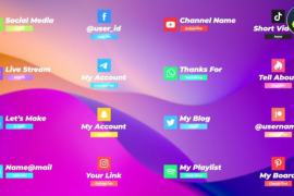 Social Media Lower Thirds 3D | DaVinci Resolve 47993397
