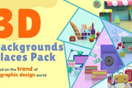3D Backgrounds and Places Pack for Animated Presentation 42461835